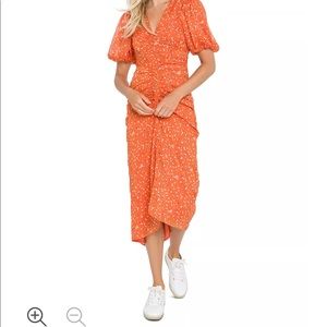 Bloomingdale’s Endless Rose Floral Midi Dress